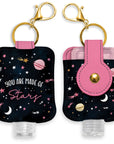 Moons & Stars Hand-Sanitizer Holder with Travel Bottle