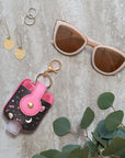 Moons & Stars Hand-Sanitizer Holder with Travel Bottle