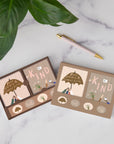 Be Kind Mini Note Card Set with Stickers