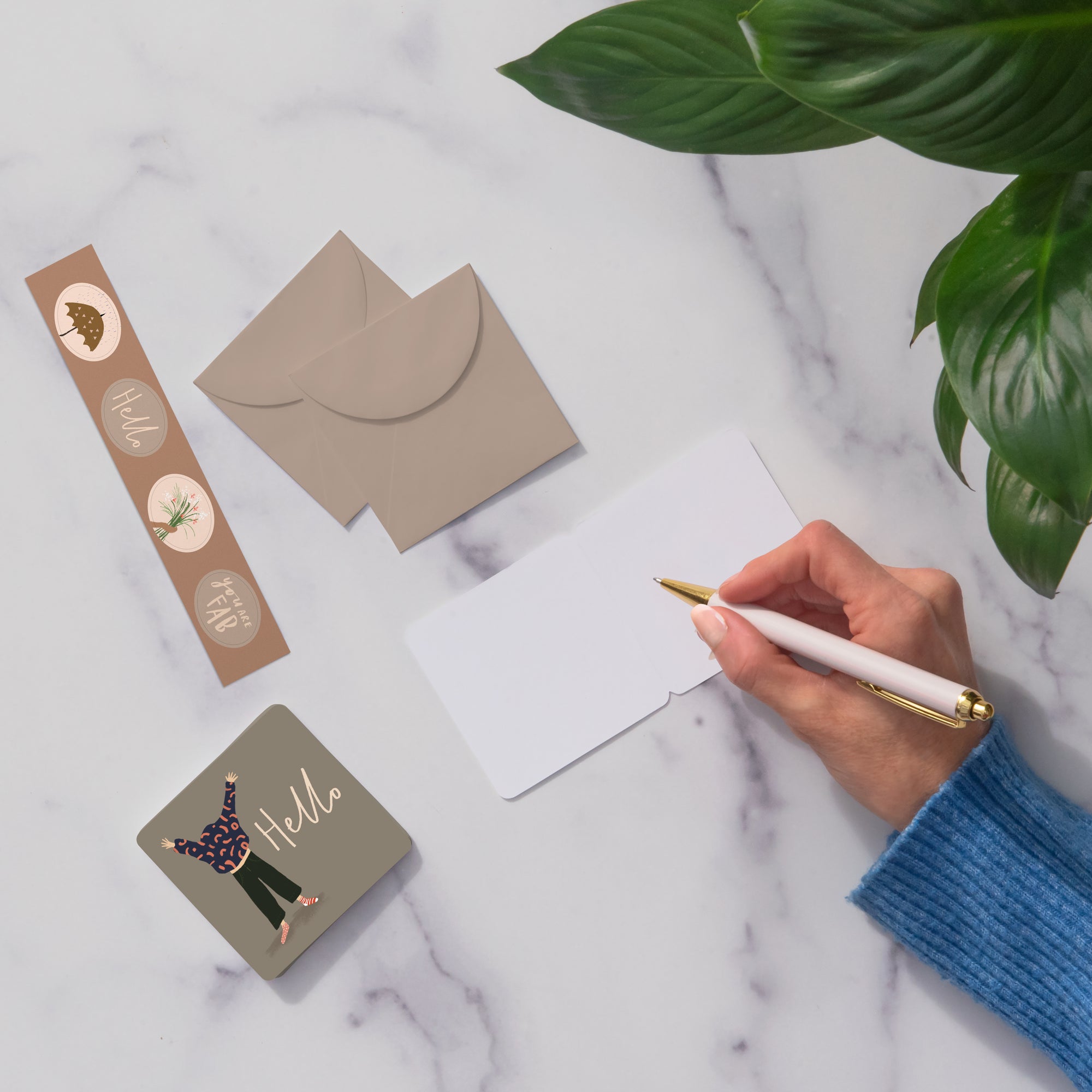 Be Kind Mini Note Card Set with Stickers