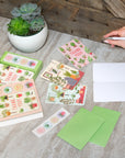Grow with Me Thank You Note Card Set with Stickers