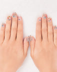 Floral Moths Mani Nail Wrap Kit