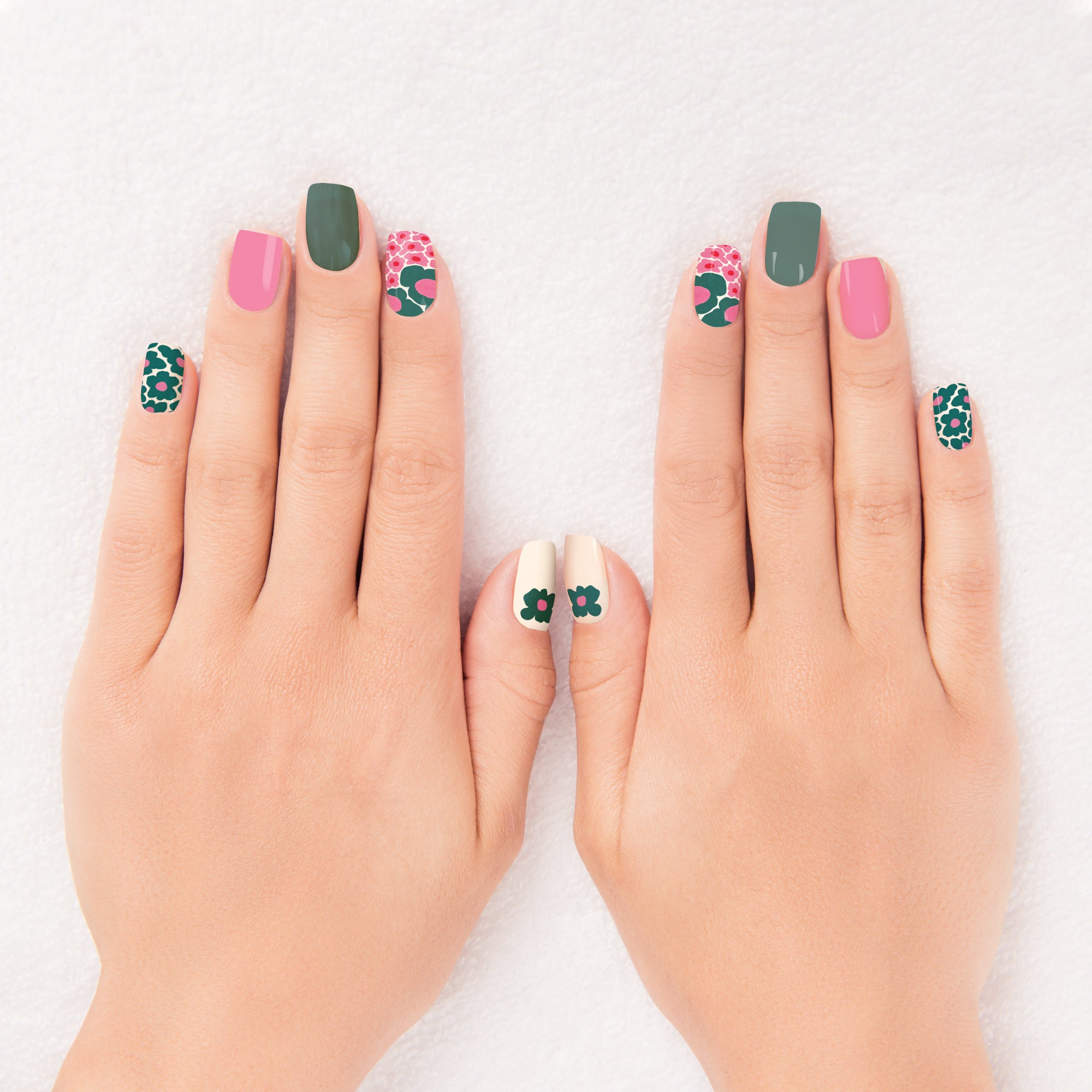 Tipsy Flowers Mani Nail Wrap Kit