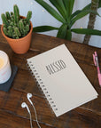 Rae Dunn BLESSED Medium Spiral Notebook