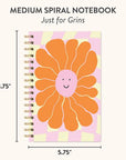 Just for Grins Medium Spiral Notebook