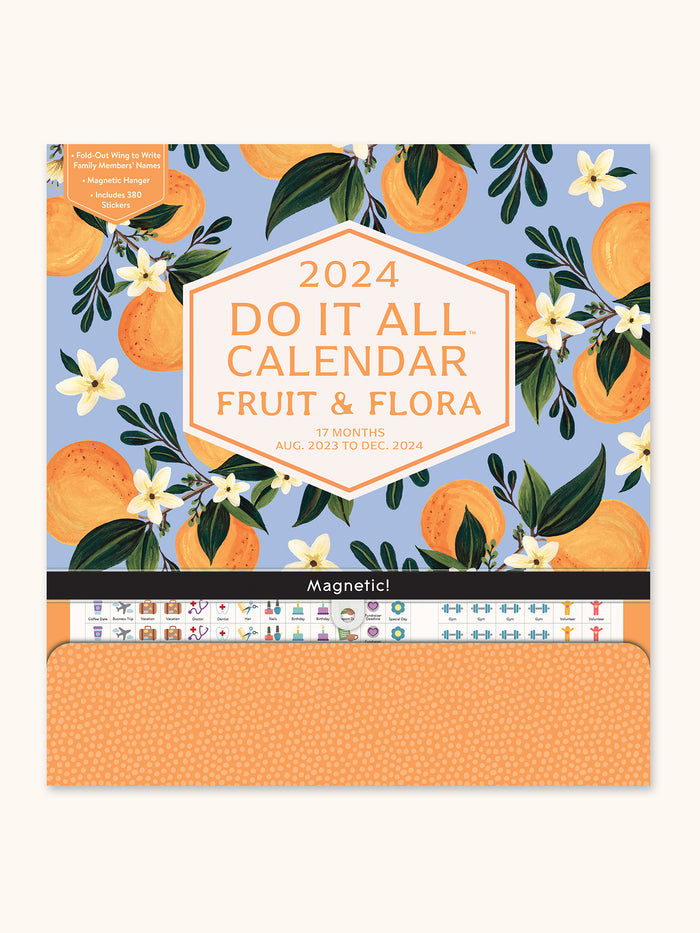 2024 Fruit & Flora Do It All Wall Calendar