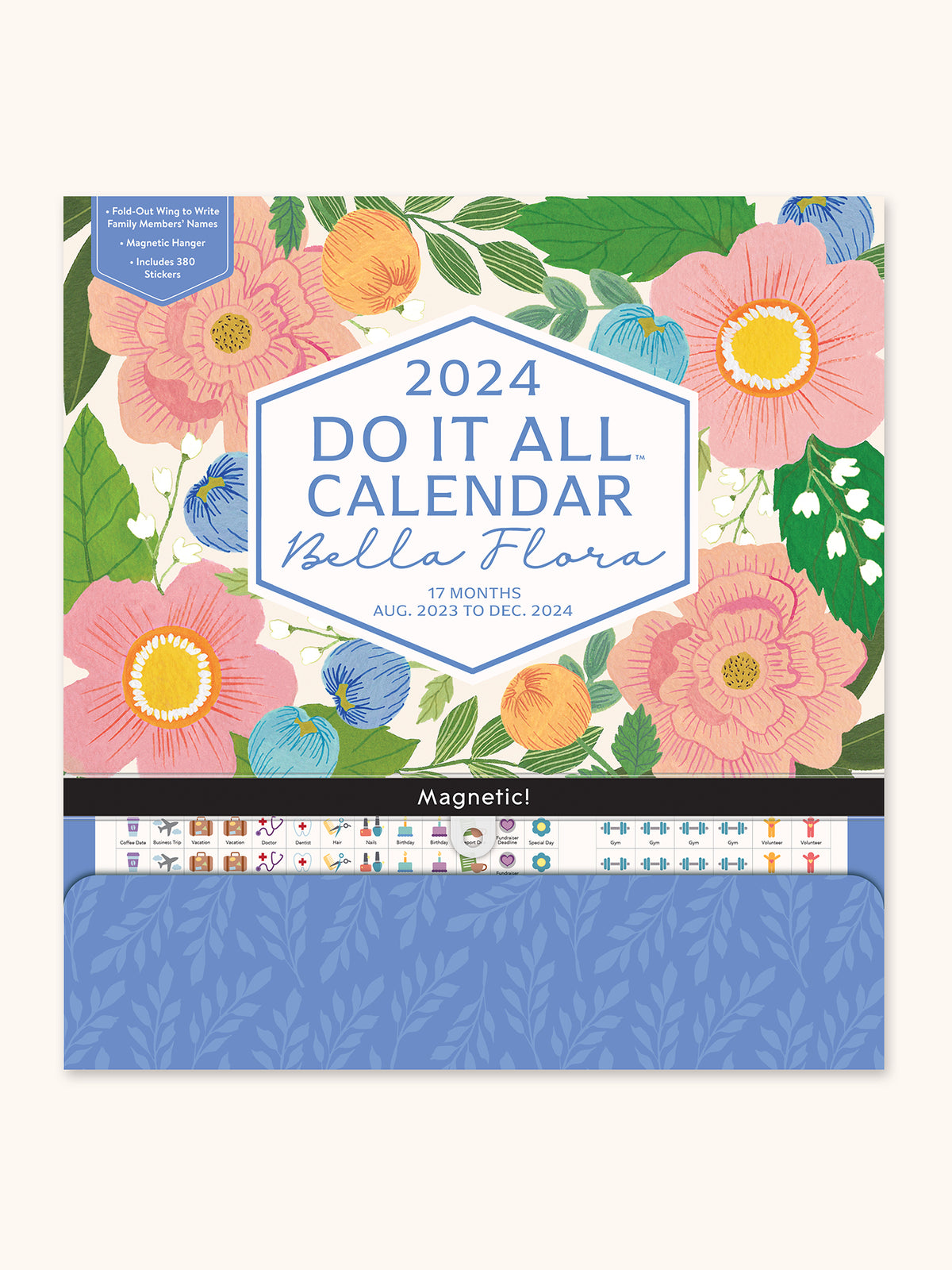 2024 Bella Flora Do It All Wall Calendar