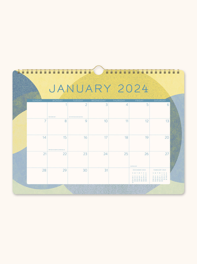 2024 Find Balance Deluxe Wall Calendar