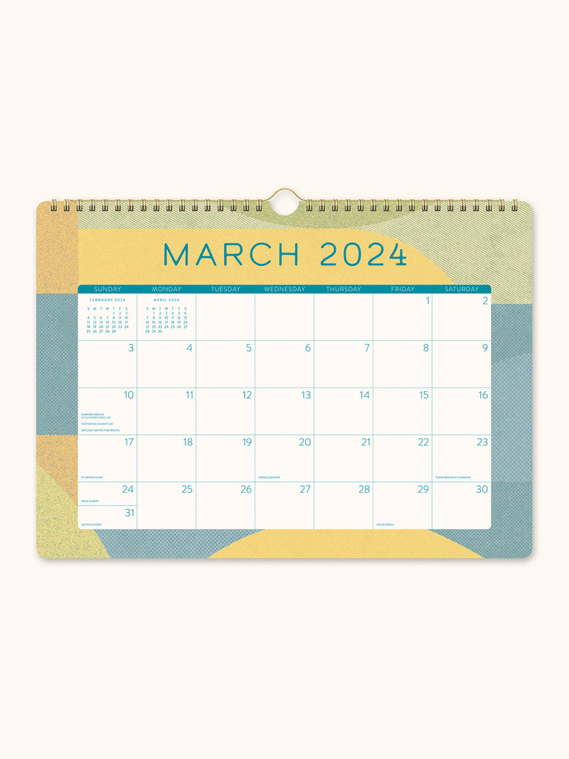2024 Find Balance Deluxe Wall Calendar