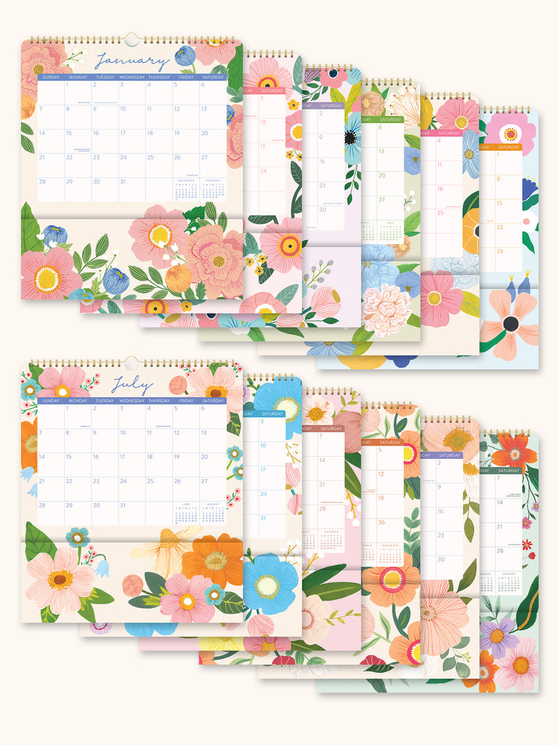 2024 Bella Flora Pockets Plus Calendar