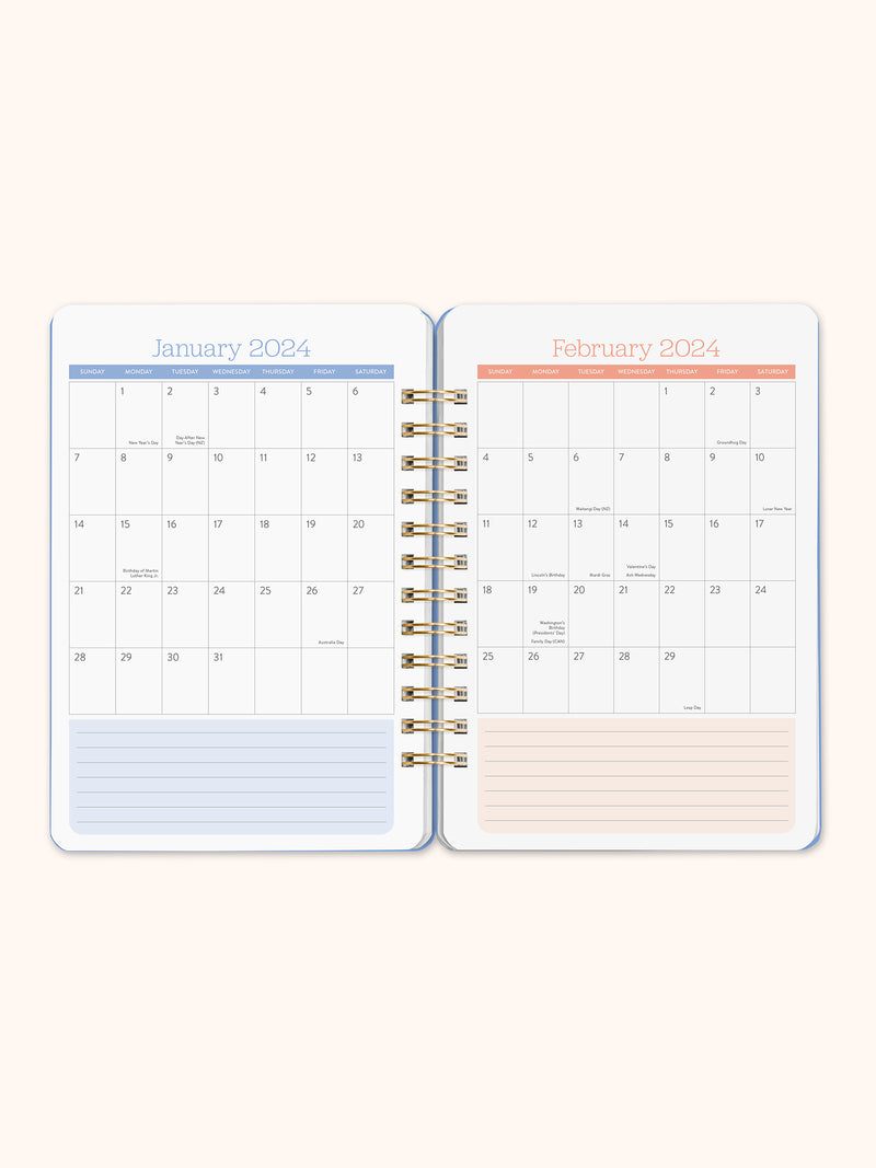 2024 Coral Grid Do It All Planner