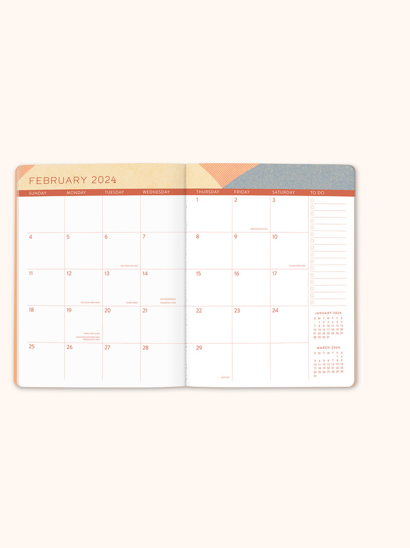 2024 Find Balance Just Right Monthly Planner