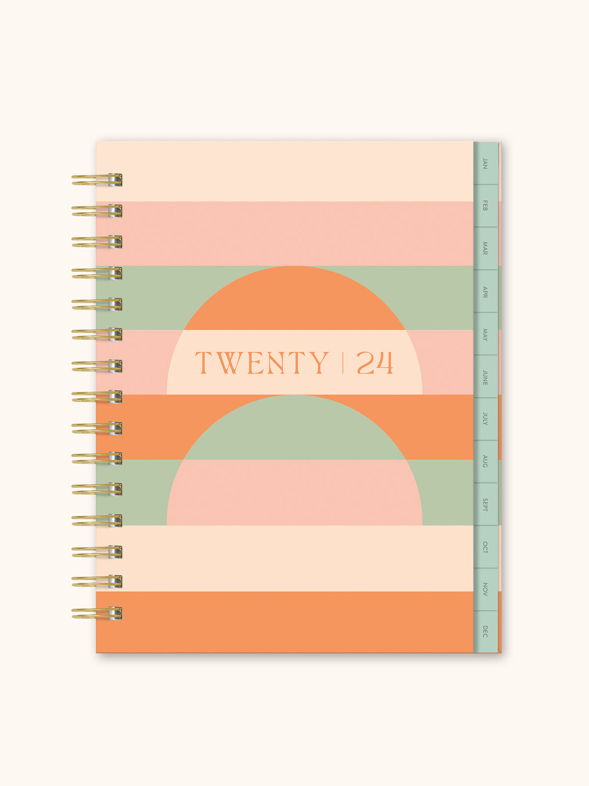 2024 Golden Hour Edie Tabbed Planner