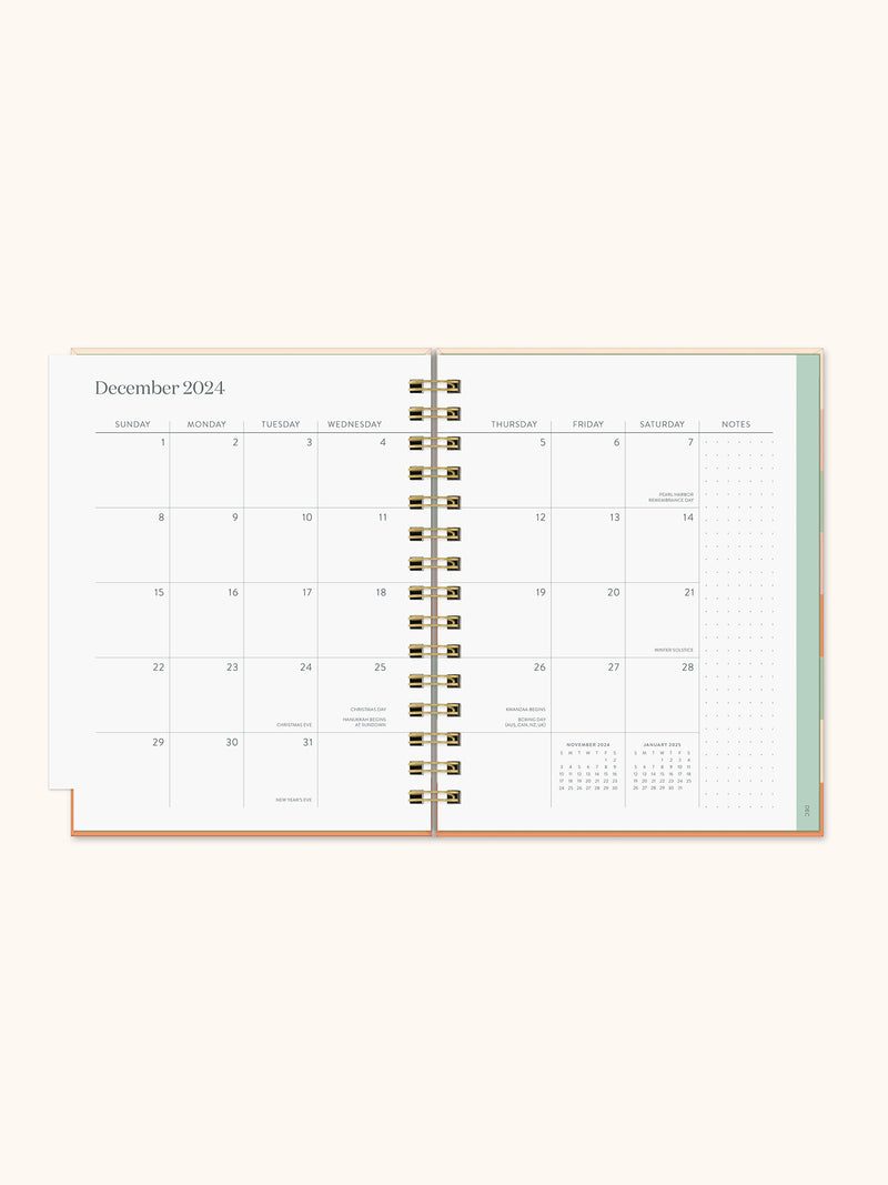 2024 Golden Hour Edie Tabbed Planner