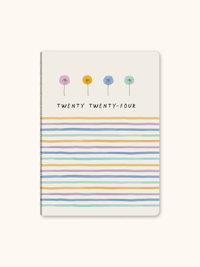 2024 Dotted Palms Ondine Tabbed Planner