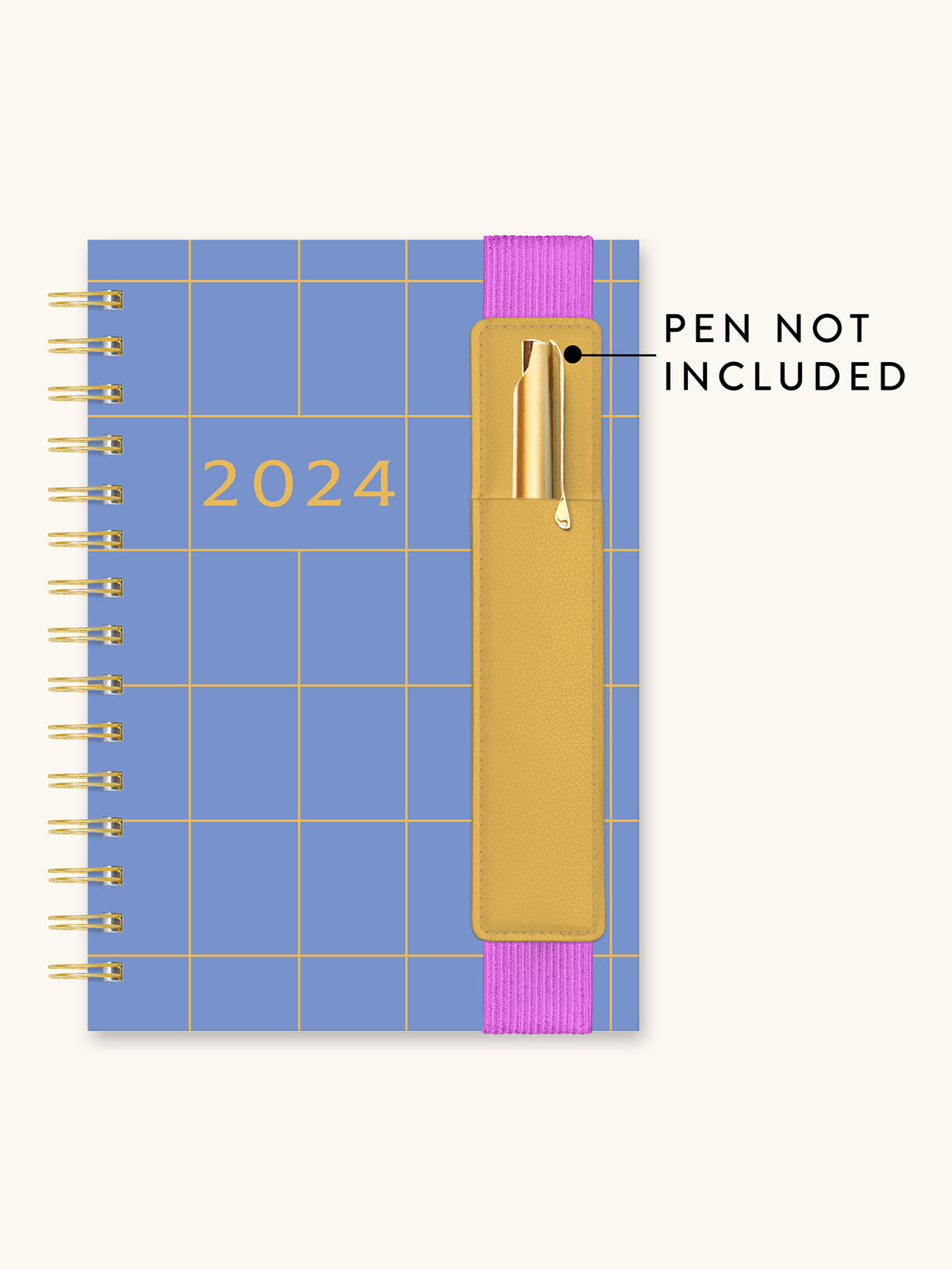 2024 Periwinkle Grid Oliver Planner