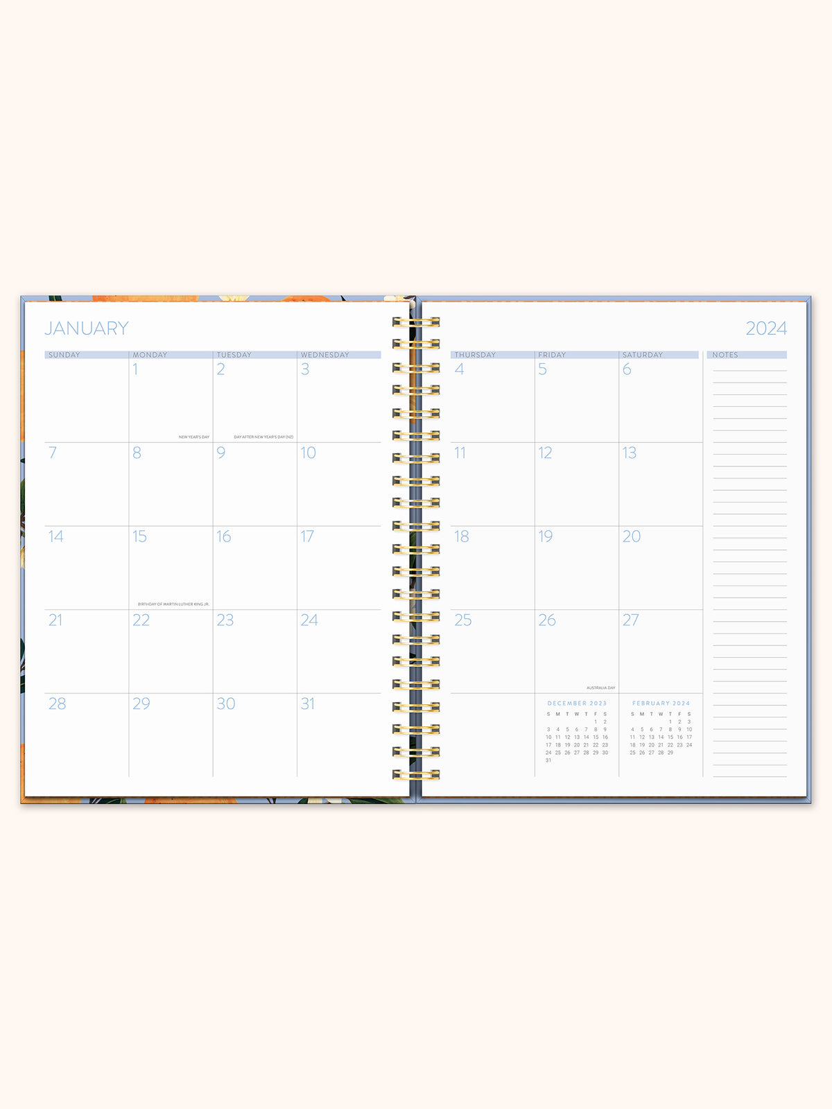 2024 Oh Long Dated Weekly Planner Agenda Diary