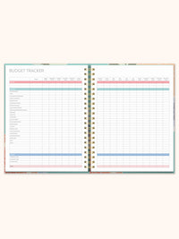 2024 Retro Flowers Extra-Large Spiral Planner
