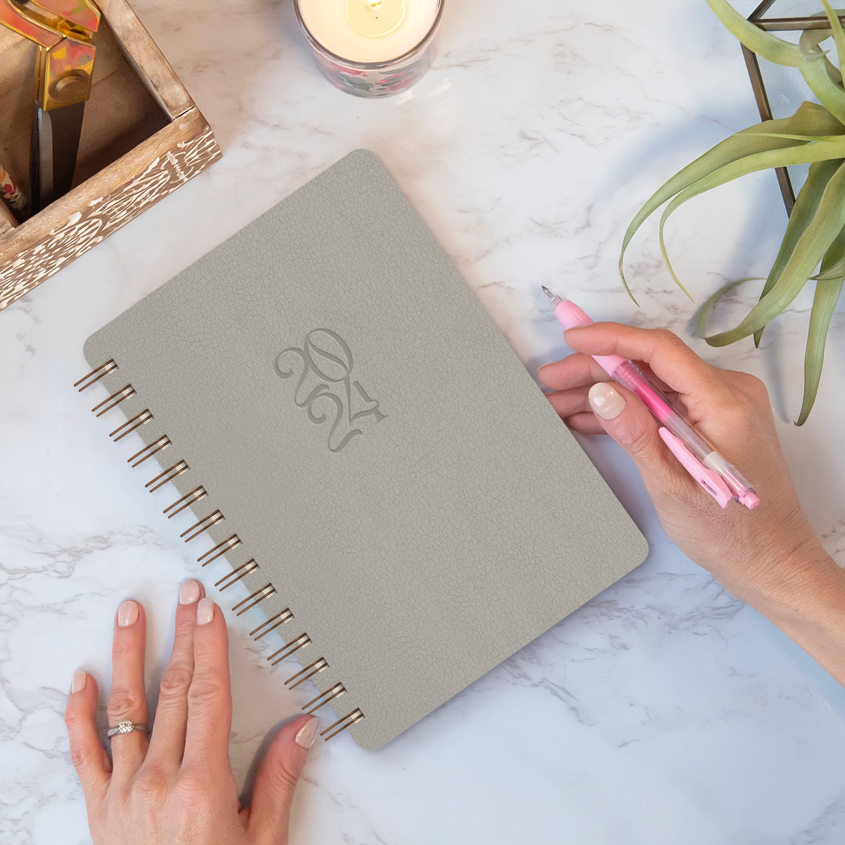 2024 Greige Agatha Planner