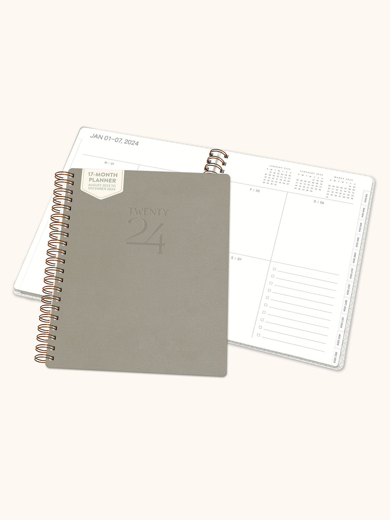 2024 Greige Baxter Planner