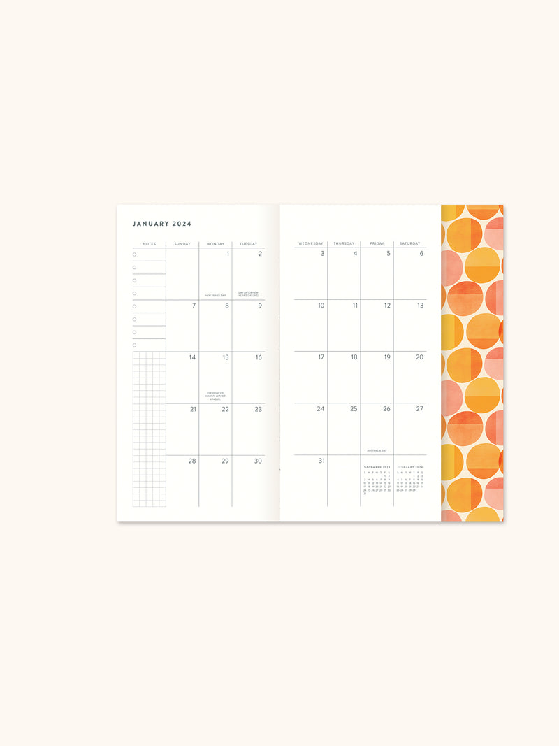 2024 Southwest Desert Monthly/Weekly Duplex Planner