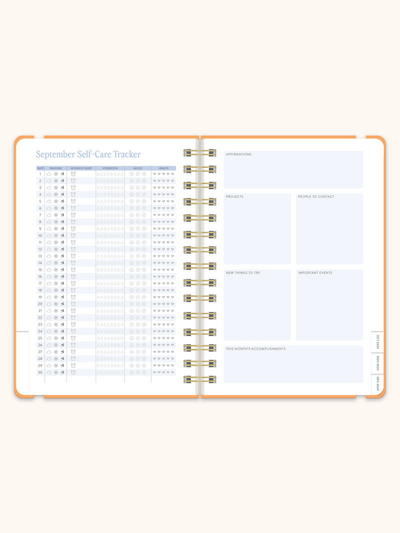 2024 All Aglow Self-Care Planner