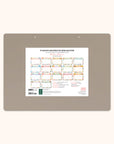 2025 Bella Flora Desk Blotter Calendar