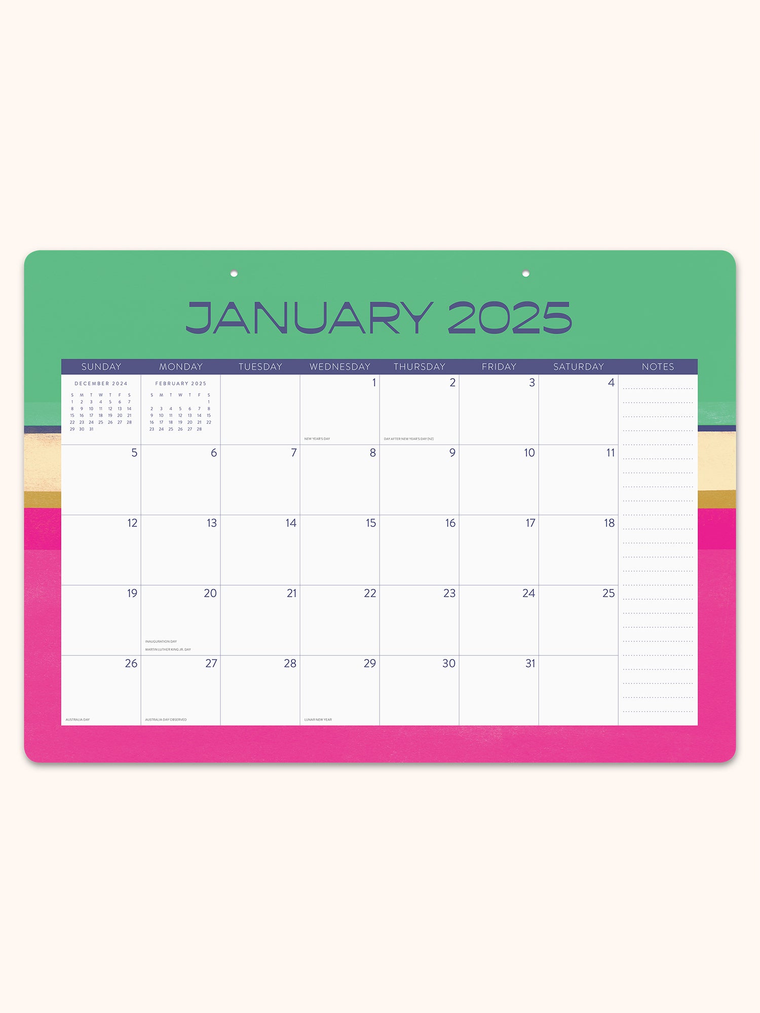 2025 Blotter Calendar