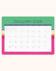 2025 Color Theory Desk Blotter Calendar