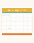 2025 Color Block Magnetic Monthly Pad Calendar