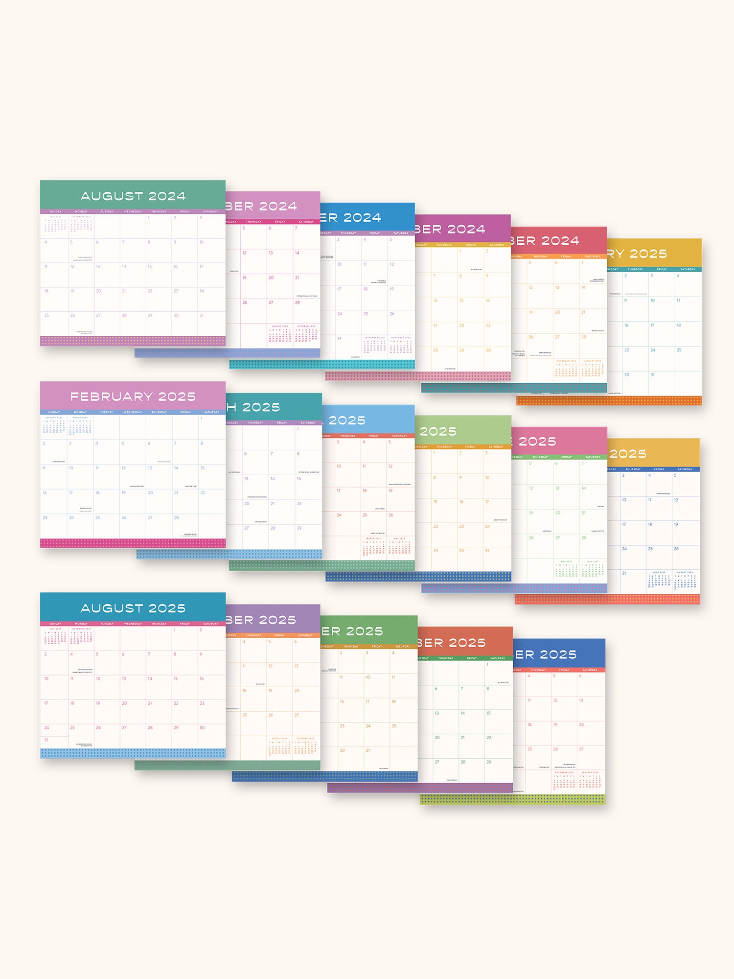 2025 Color Block Magnetic Monthly Pad Calendar – Studio Oh! 2025-color-block-magnetic-monthly-pad-calendar-studio-oh