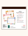 2025 Bella Flora Magnetic Monthly Pad Calendar