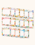 2025 Bella Flora Magnetic Monthly Pad Calendar