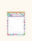 2025 Botanical Bliss Bamboo-Hanger Calendar