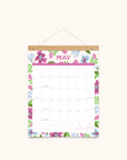 2025 Botanical Bliss Bamboo-Hanger Calendar