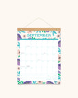 2025 Botanical Bliss Bamboo-Hanger Calendar