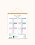 2025 Dog Days Bamboo-Hanger Calendar