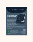 2025 Moon Phases Scratch & Reveal Desk Calendar