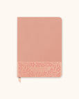 2025 Flowers on Rose Quartz Large Dual-Textured Planner