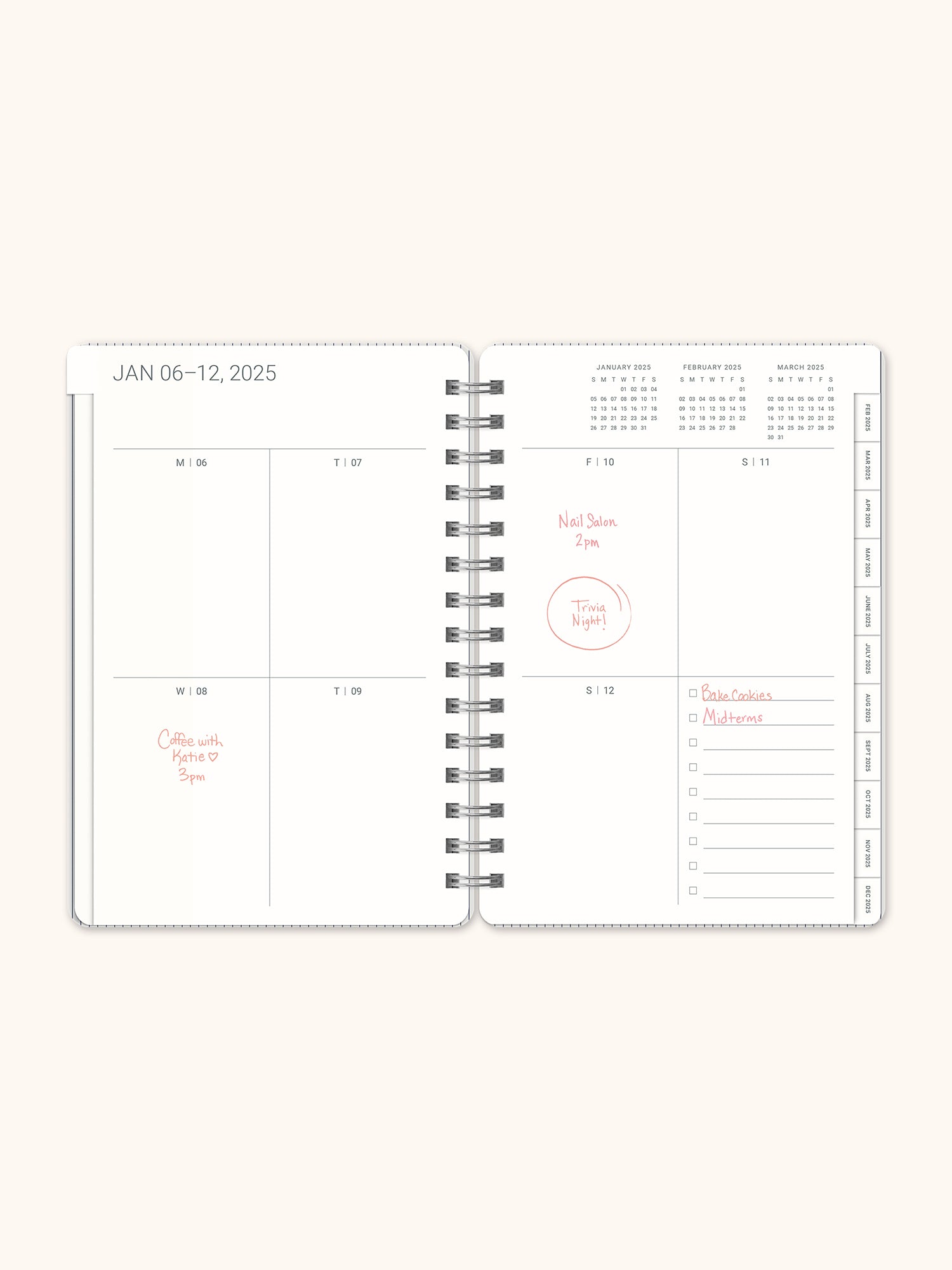 2025 Oxford Blue Agatha Planner