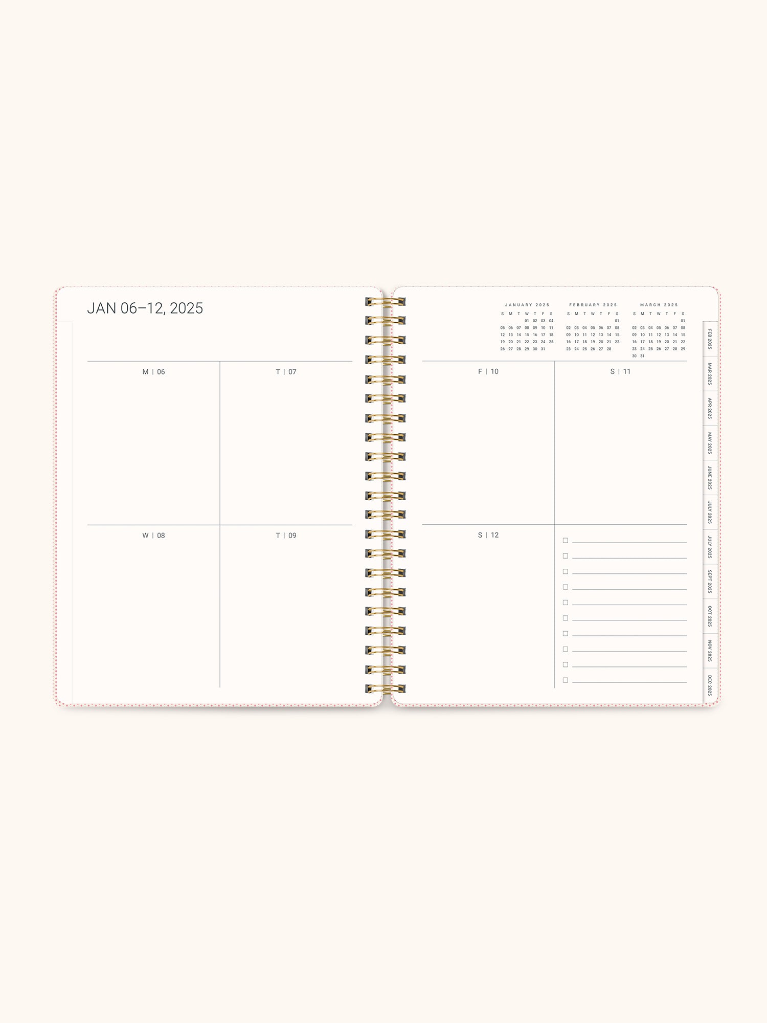 2025 Lazy Daisies Blue Baxter Planner