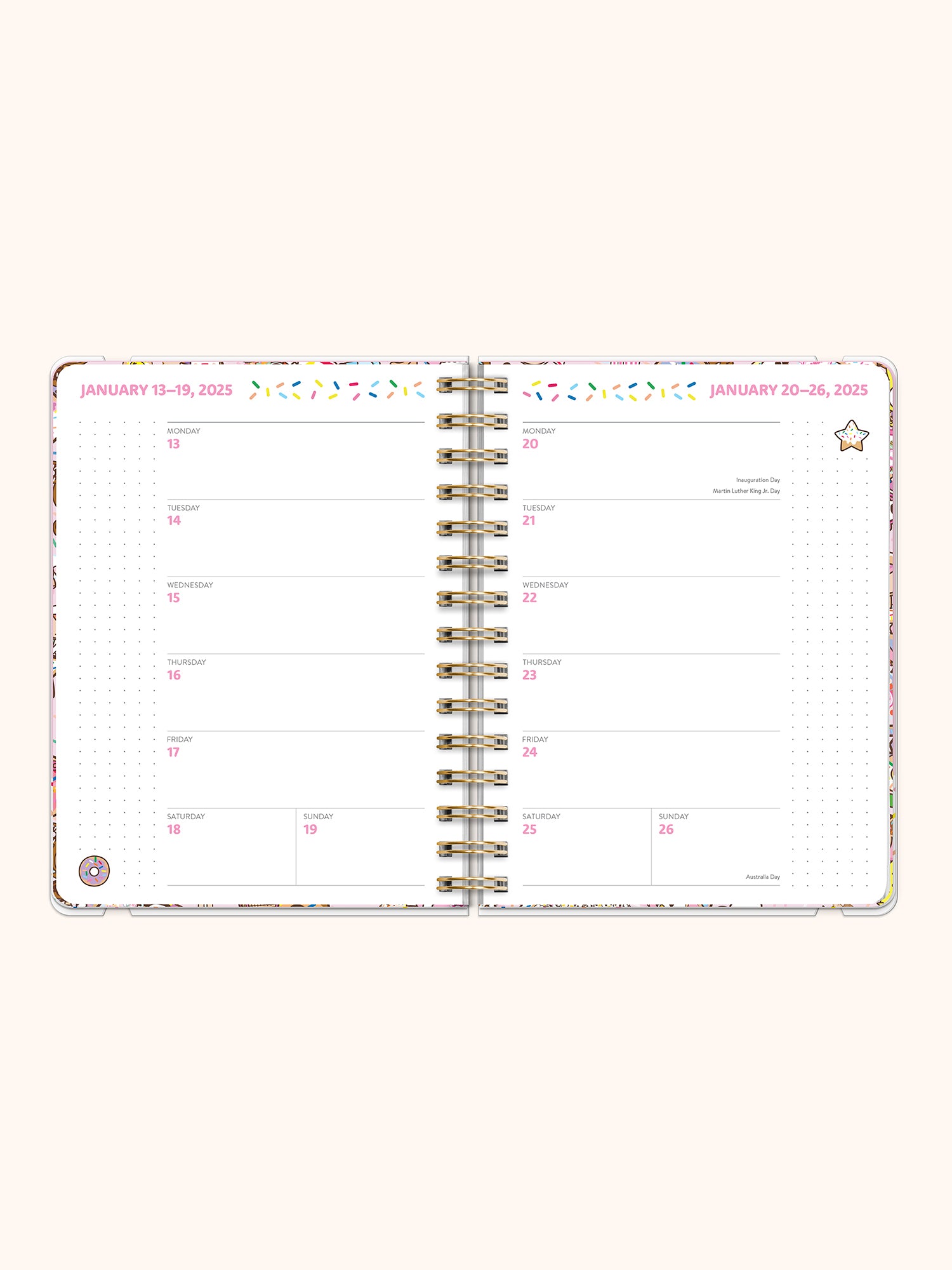 2025 tokidoki Donutella Deluxe Compact Flexi Planner