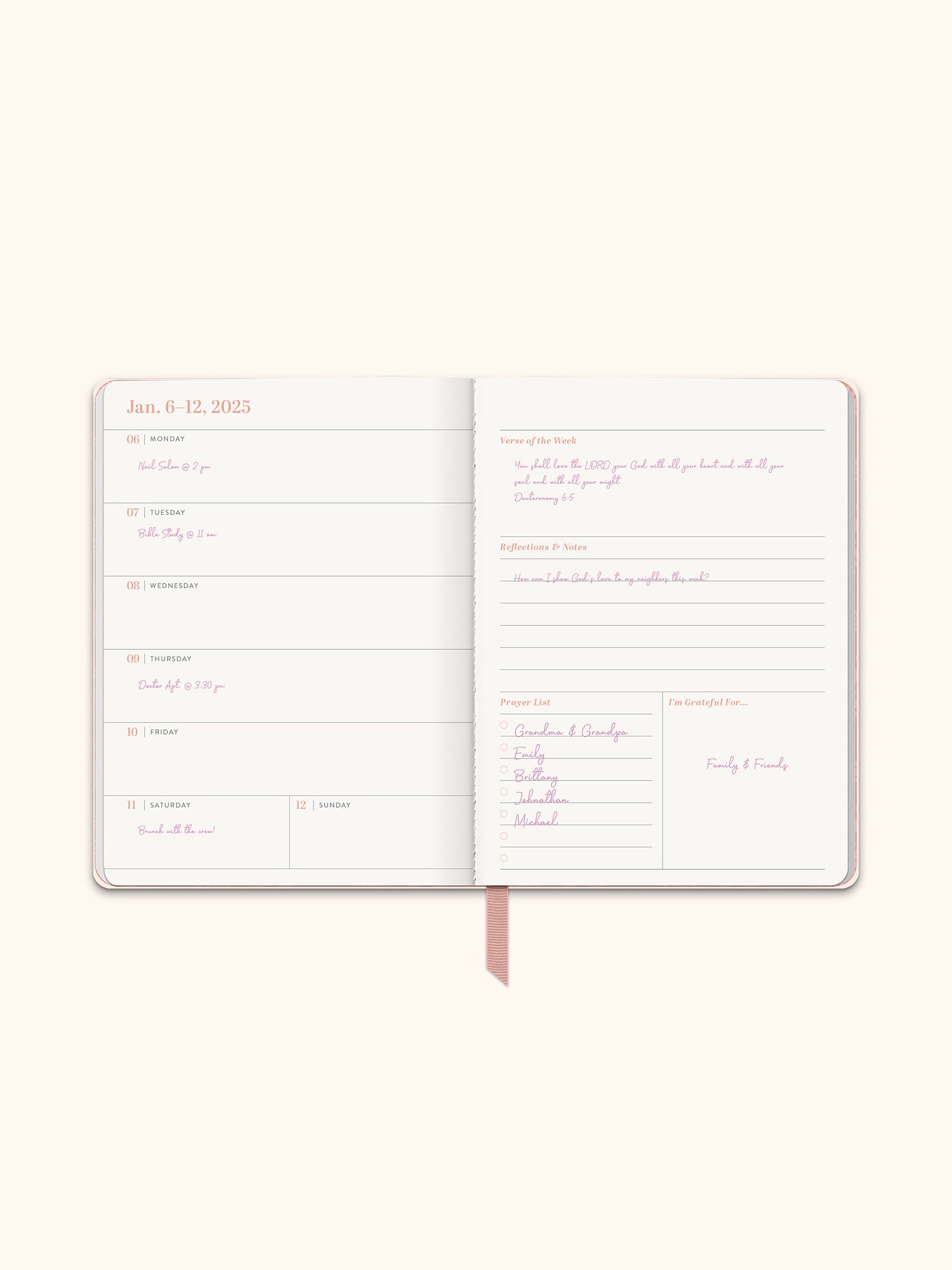 2025 Wonderfully Made Weekly Pocket Planner