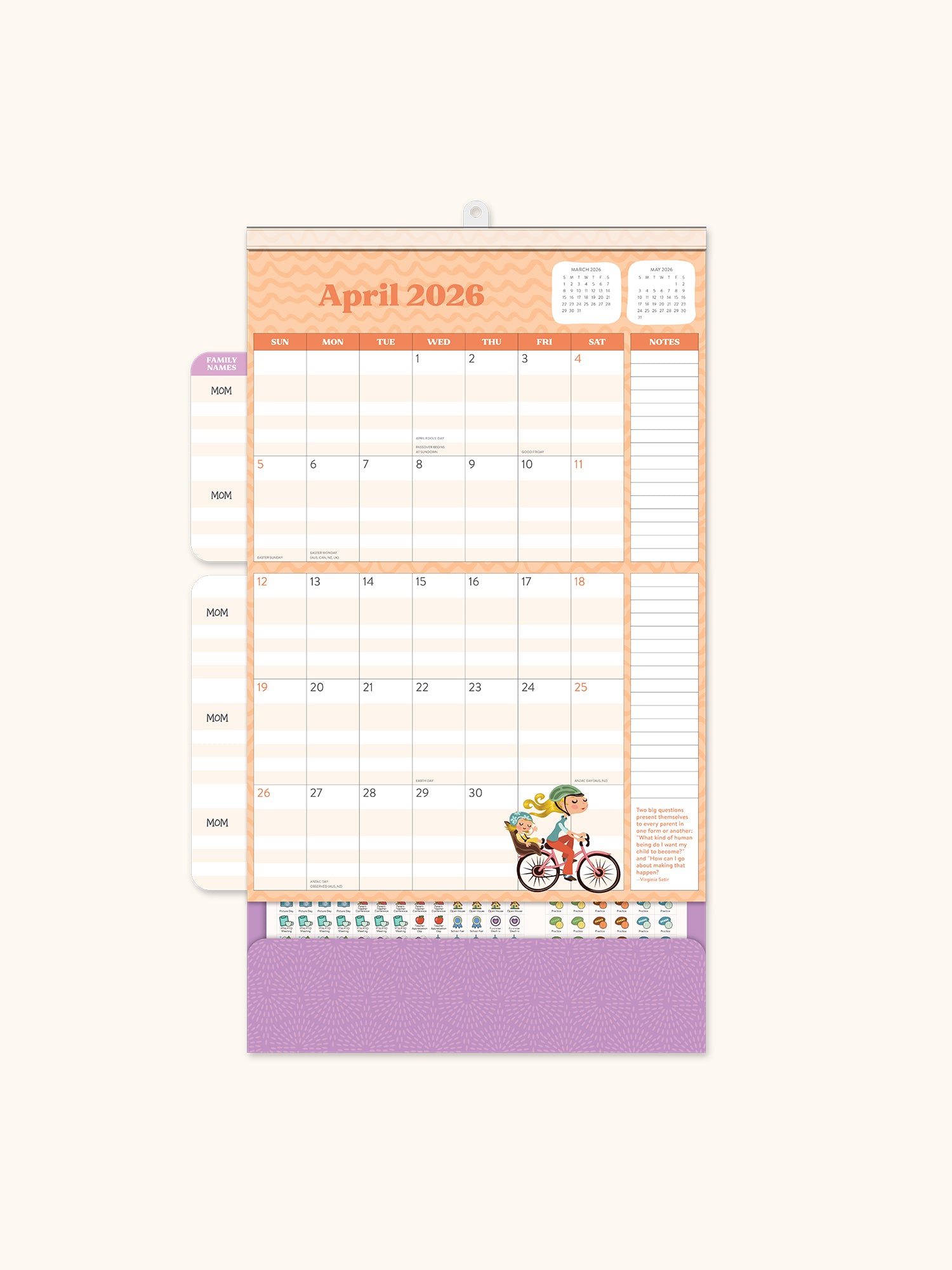 2026 Mom Do It All Wall Calendar