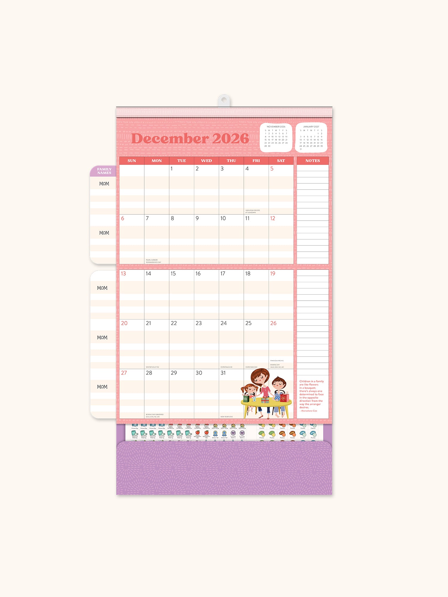 2026 Mom Do It All Wall Calendar