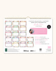 2026 Bella Flora Deluxe Wall Calendar