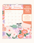 2026 Secret Garden Pockets Plus Calendar
