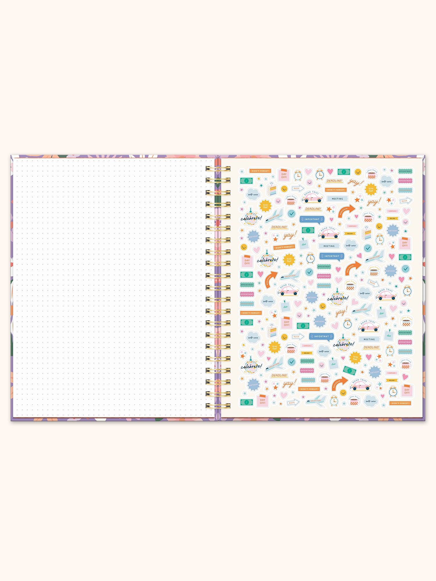 2026 Secret Garden Extra-Large Spiral Planner