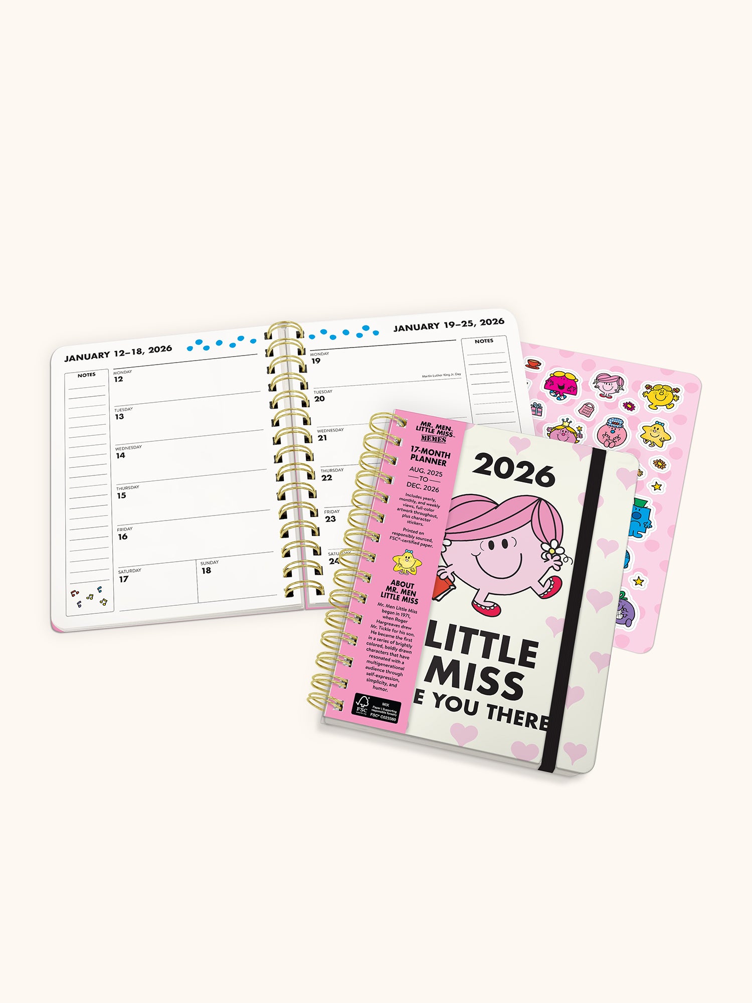 2026 Little Miss See You There Deluxe Compact Flexi Planner