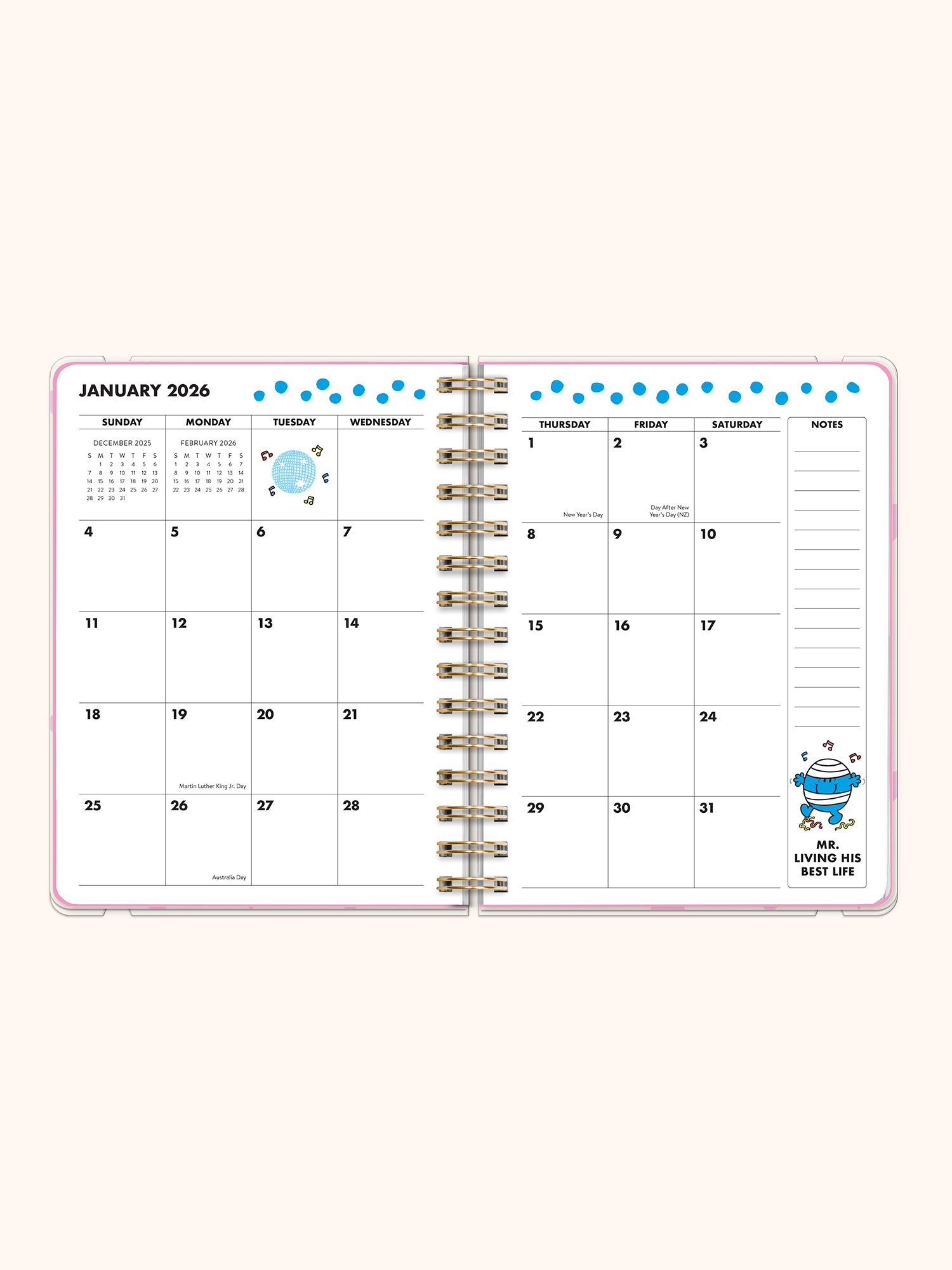 2026 Little Miss See You There Deluxe Compact Flexi Planner